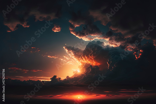 amazing sunset sky photography