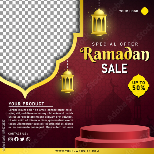 Sale Banner Template for Social Media Instagram Facebook Post