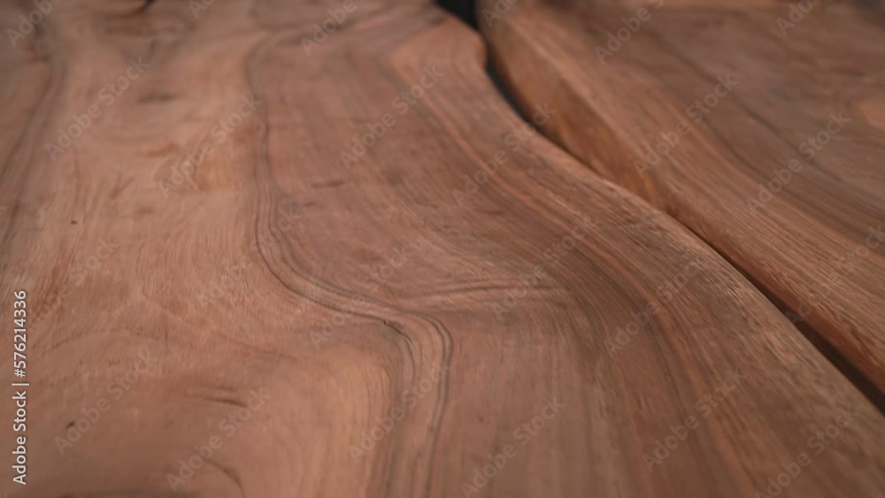 a wooden surface is slowly shown. slow motion video. Wood texture background. High quality Full HD video recording a wooden surface is slowly shown. slow motion video. Wood texture background. High quality Full HD video recording