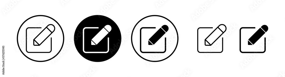 Edit icon vector illustration. edit document sign and symbol. edit text icon. pencil. sign up Edit icon vector illustration. edit document sign and symbol. edit text icon. pencil. sign up