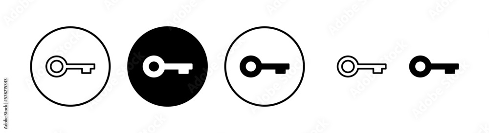 Key icon vector illustration. Key sign and symbol. Key icon vector illustration. Key sign and symbol.