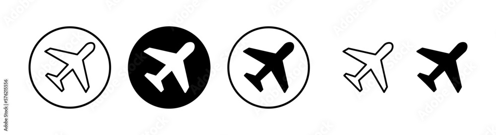 Plane icon vector illustration. Airplane sign and symbol. Flight transport symbol. Travel sign. aeroplane Plane icon vector illustration. Airplane sign and symbol. Flight transport symbol. Travel sign. aeroplane