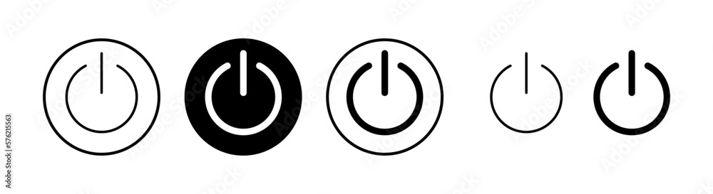 Power icon vector illustration. Power Switch sign and symbol. Electric power Power icon vector illustration. Power Switch sign and symbol. Electric power