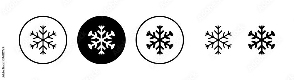 Snow icon vector illustration. snowflake sign and symbol Snow icon vector illustration. snowflake sign and symbol