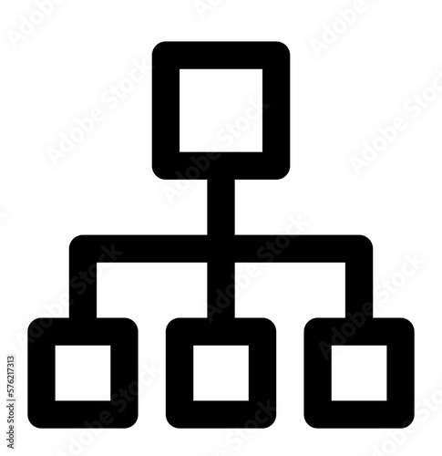 organization line icon