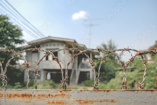 abandoned house