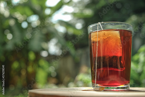 tea in glass