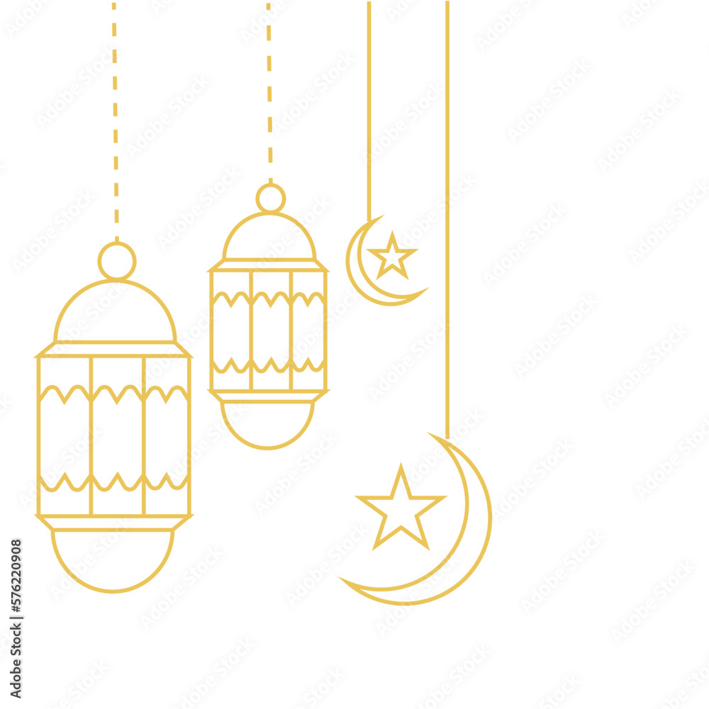 Flat Islamic Lantern Corner Flat Islamic Lantern Corner