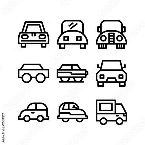 cars icon or logo isolated sign symbol vector illustration - high quality black style vector icons  © kamal az zahra