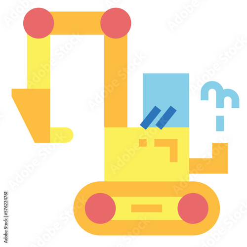 excevetion flat icon style