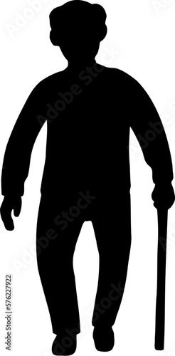elderly illustration.