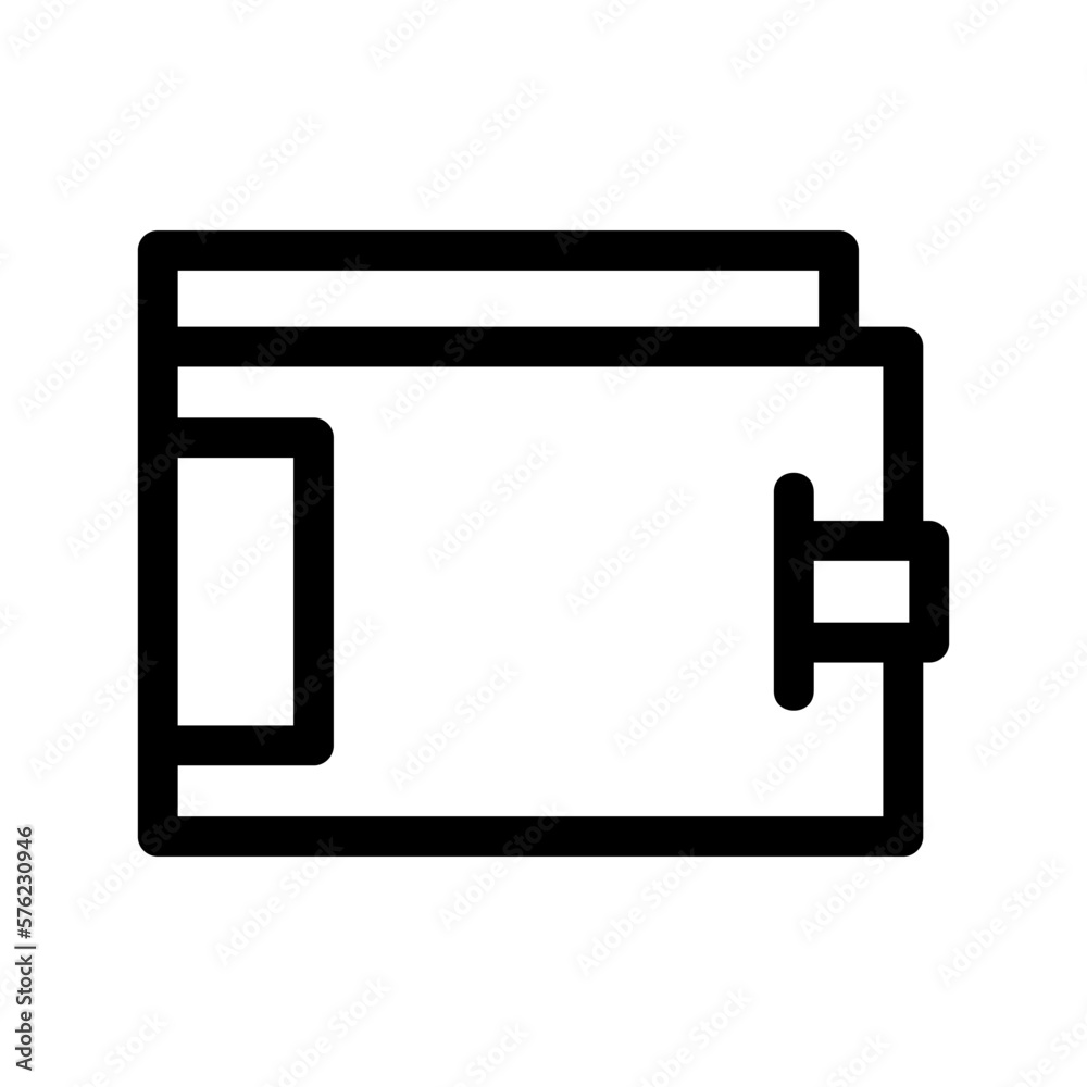 wallet icon or logo isolated sign symbol vector illustration - high quality black style vector icons
