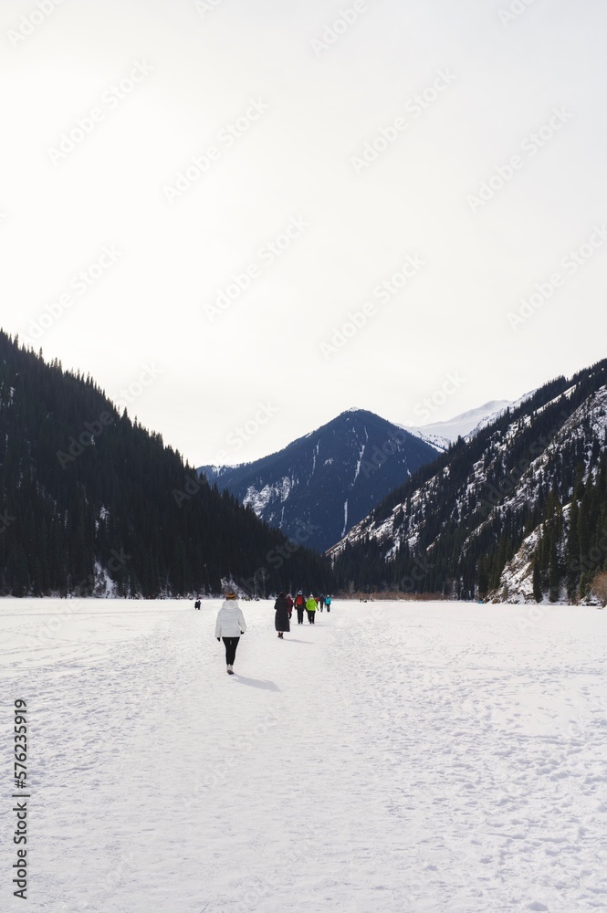 winter in the mountains