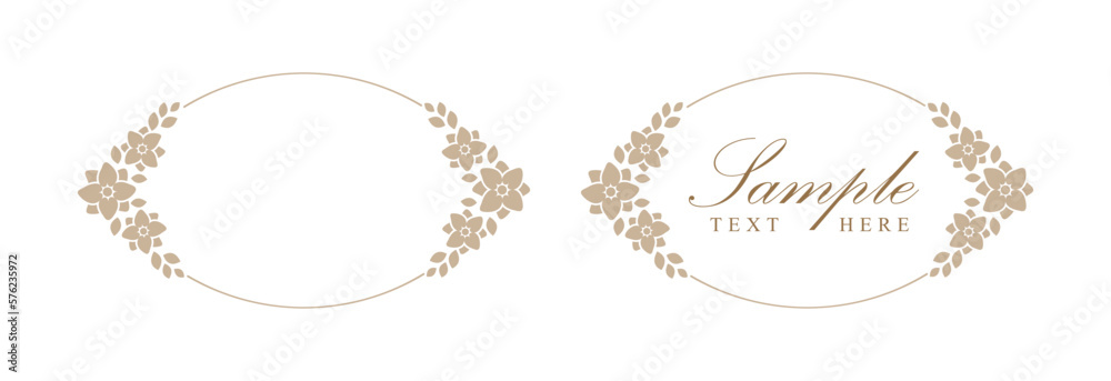 Floral beige arch frame. Botanical boho border vector illustration. Simple elegant romantic style for wedding events, card design, logo, labels, social media posts, templates Floral beige arch frame. Botanical boho border vector illustration. Simple elegant romantic style for wedding events, card design, logo, labels, social media posts, templates
