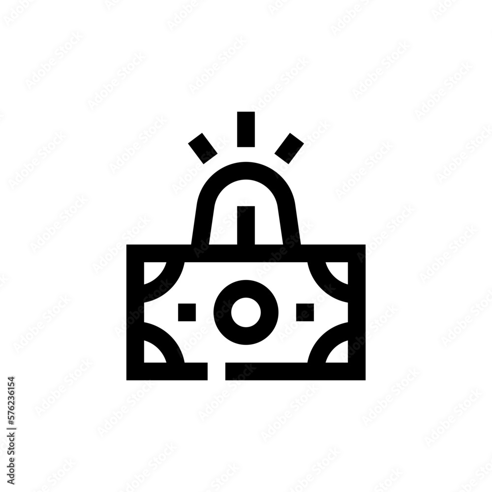 siren line icon siren line icon