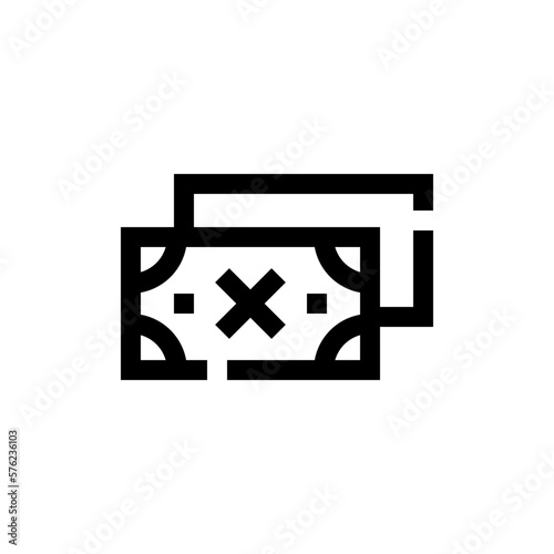 illegal line icon