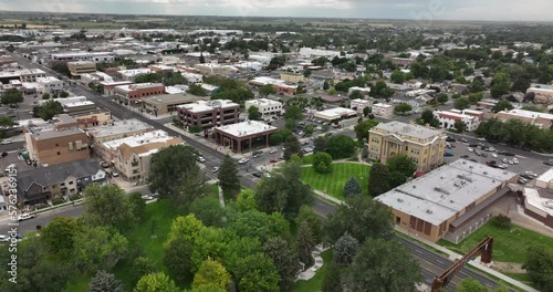 Idaho Falls is a city in Idaho Hugging the Snake River