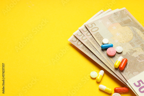 Concept of corruption in medicine, illegal money making in medicine