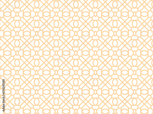 Islamic pattern decoration design that is golden, suitable for all backgrounds of brochures, invitations and so on