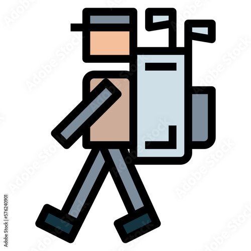caddy filled outline icon style