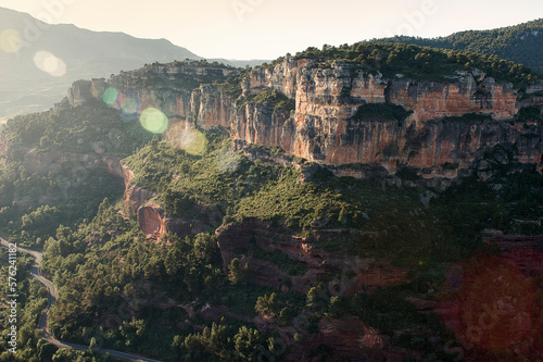 Cliffs At Siurana In The Vicinity Of The Montsant Natural Park, Catalonia, Spain photo