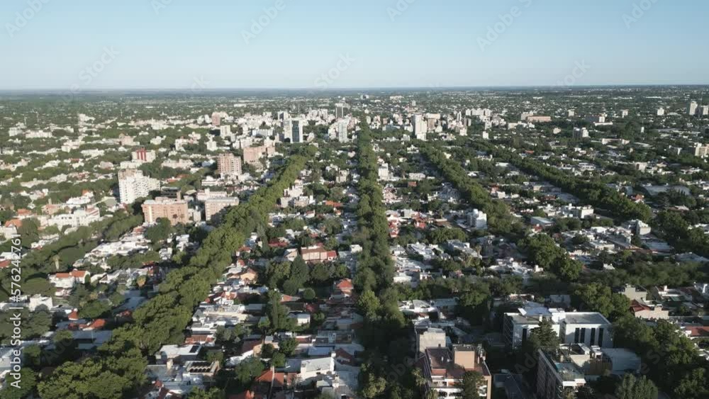 Aerial City View of Mendoza Urban Center, Argentina on Clear Daylight, Buildings Architecture and Green Treetops of Famous Vineyards Travel Destination Aerial City View of Mendoza Urban Center, Argentina on Clear Daylight, Buildings Architecture and Green Treetops of Famous Vineyards Travel Destination