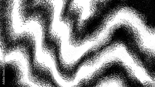うねり　モノクロ　渦　背景　模様