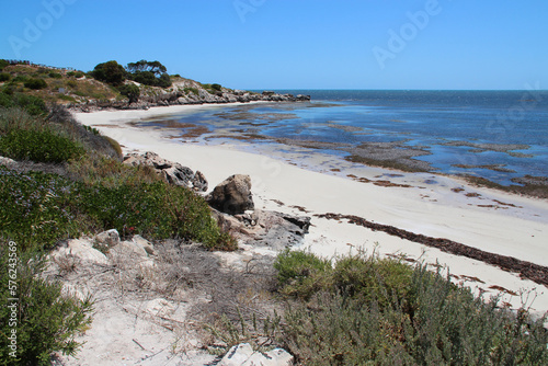 indian ocean at jurien bay in australia photo