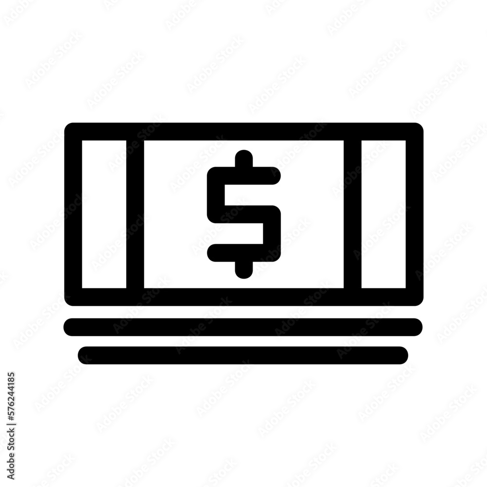 cash icon or logo isolated sign symbol vector illustration - high quality black style vector icons
