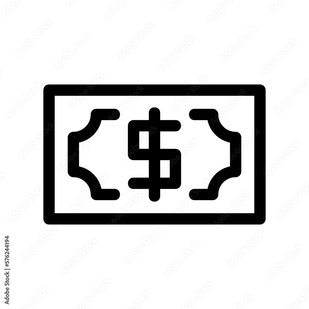 cash icon or logo isolated sign symbol vector illustration - high quality black style vector icons
