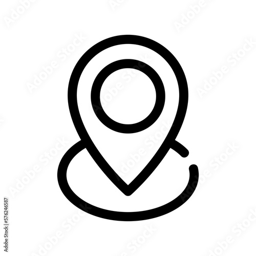 location icon or logo isolated sign symbol vector illustration - high quality black style vector icons 