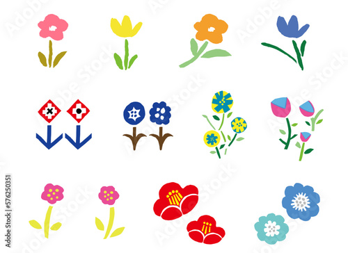 可愛い花のイラスト集