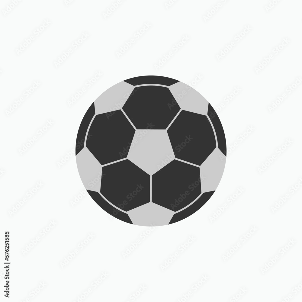 Football Icon. Soccer, Ball Symbol - Vector, Sign and Symbol for Design, Presentation, Website or Apps Elements. Football Icon. Soccer, Ball Symbol - Vector, Sign and Symbol for Design, Presentation, Website or Apps Elements.