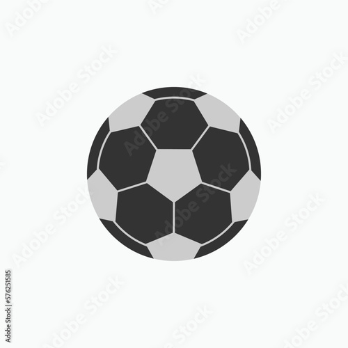 Football Icon. Soccer  Ball Symbol  - Vector  Sign and Symbol for Design  Presentation  Website or Apps Elements.    