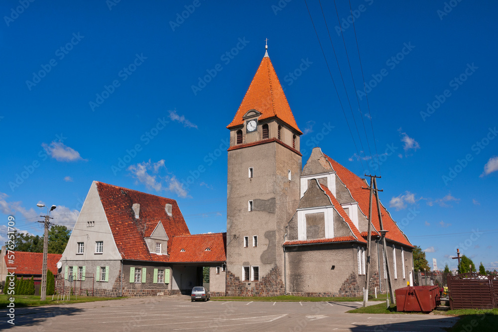 Church of the Sacred Heart of Jesus. Wegierki, Greater Poland Voivodeship, Poland.