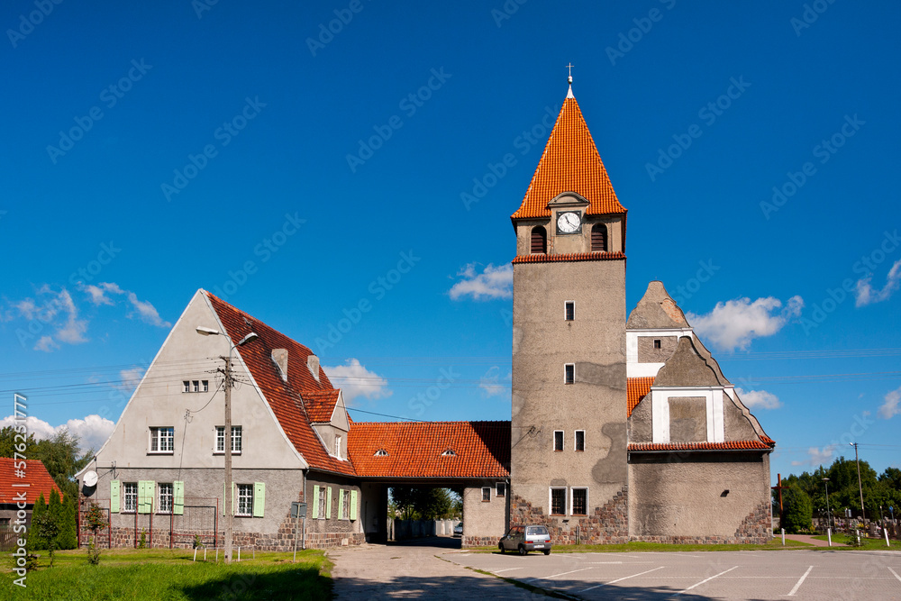 Church of the Sacred Heart of Jesus. Wegierki, Greater Poland Voivodeship, Poland. Church of the Sacred Heart of Jesus. Wegierki, Greater Poland Voivodeship, Poland.