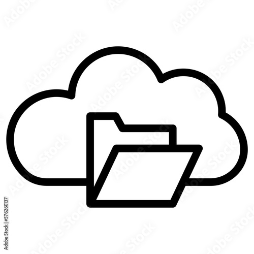 cloud folder icon