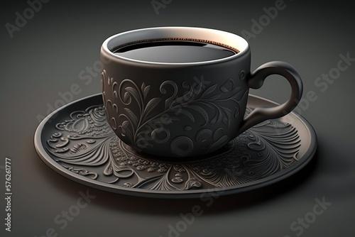 A mug of coffee.Generative AI