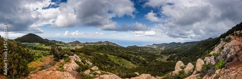 Panorama Teno-Gebirge, El Palmar, Masca, Teneriffa