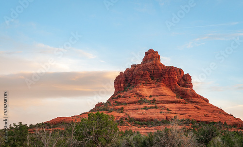 Tall Red Butte at Sedona, Arizona