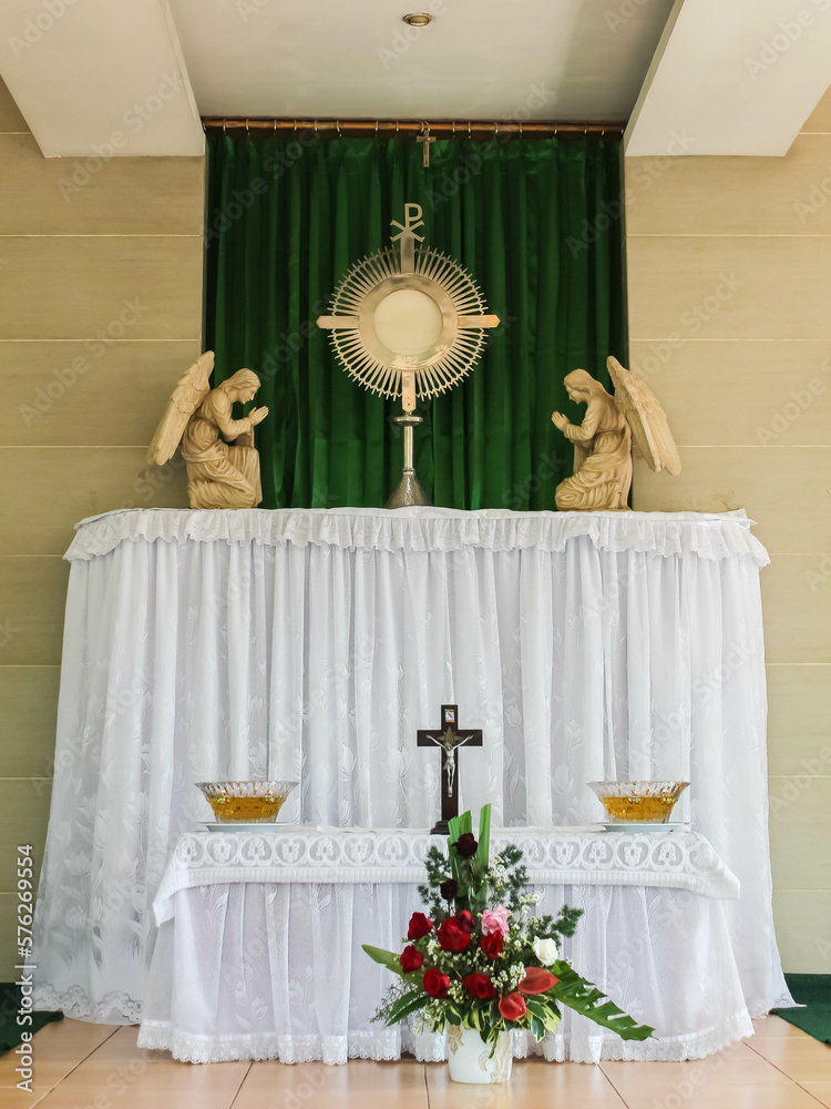 Altar of the Chapel of Adoration in Indonesia Altar of the Chapel of Adoration in Indonesia