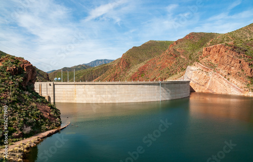 Theodore Roosevelt Hydroelectric Dam at Tonto National Forest photo