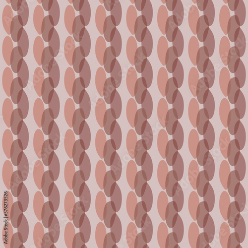 seamless pattern with overlapping circles, abstract background with circles, texture in shades of red, graphic ornament, repeating, ideal for fashion, textiles and paper design, fabric design