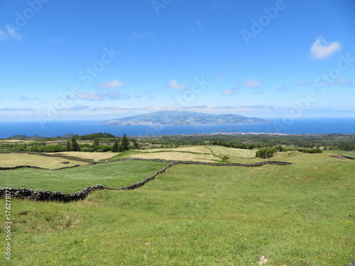 View from Pico to Faial, Azores - Portugal