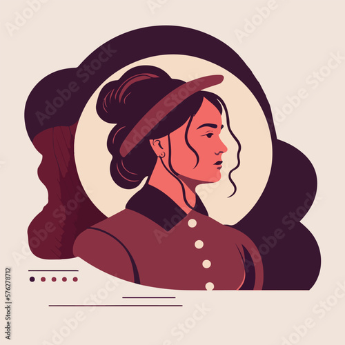 Women’s History Month, the legacy of female empowerment flat vector illustration