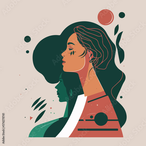 Women’s History Month, the legacy of female empowerment flat vector illustration