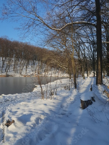 Wallpaper Mural landscape with river Torontodigital.ca