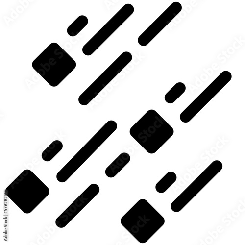 hail black solid icon