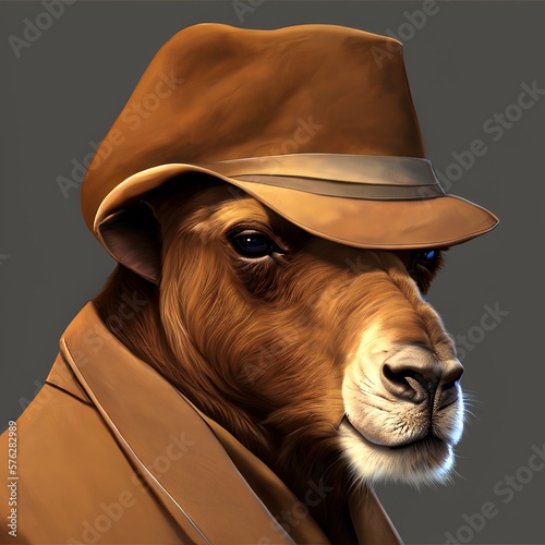 Anthropomorphic Camel weari...