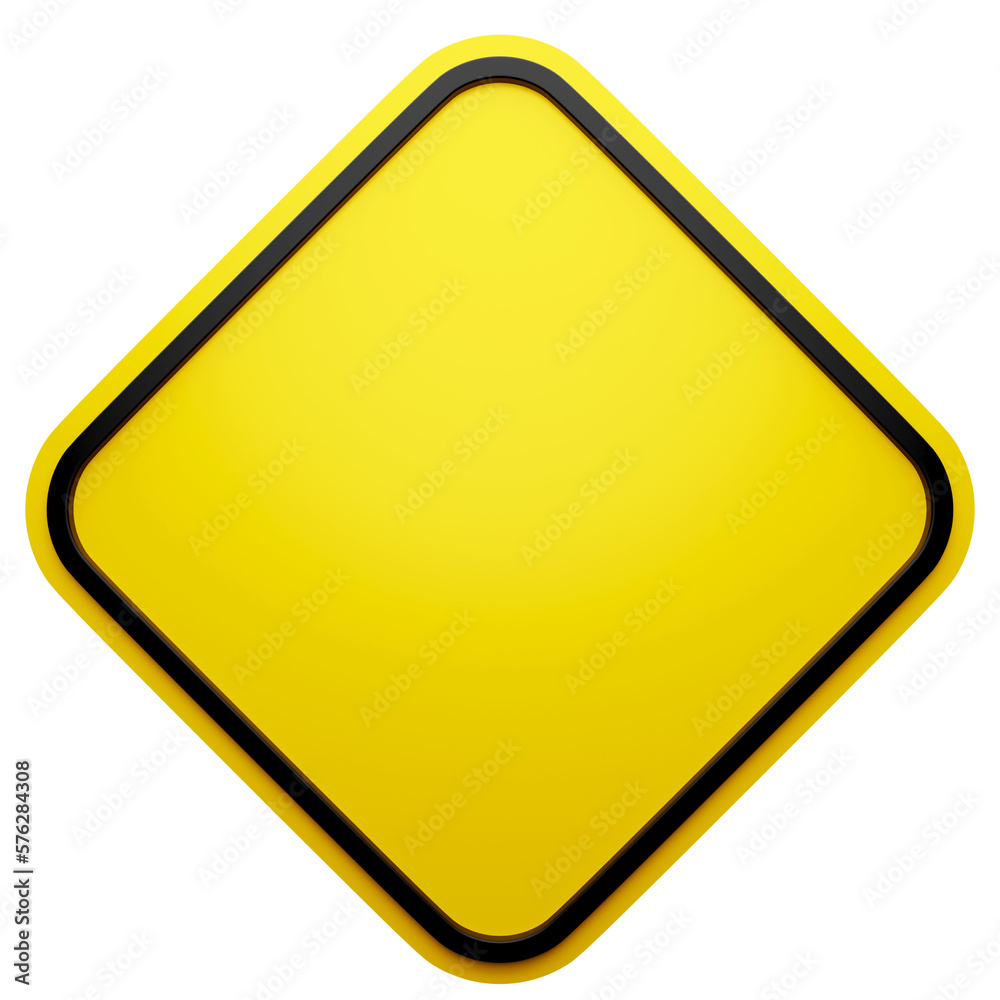 Blank traffic signs and transparent background Blank traffic signs and transparent background